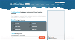 Desktop Screenshot of findcloudhost.com