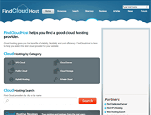 Tablet Screenshot of findcloudhost.com